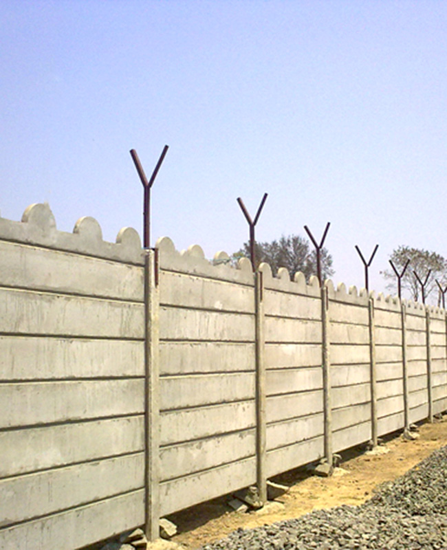 Industrial Boundary Wall